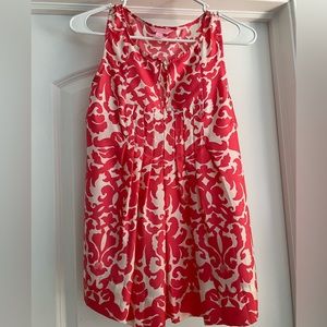 Lilly Pulitzer | Silk Top | Size: 2 | Pink, White |